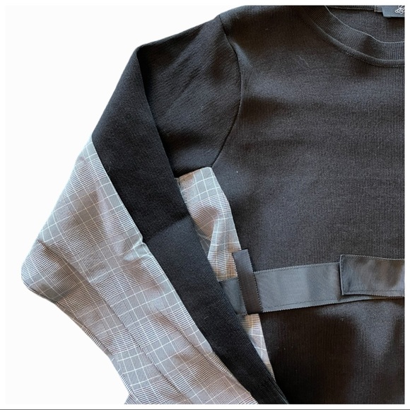 🎁  Plaid Sweater Top The Valmai - Picture 5 of 6